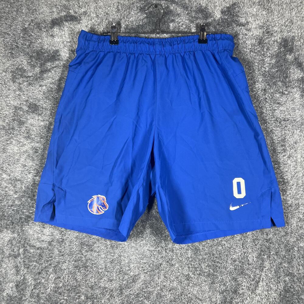 Nike Shorts Mens Large Blue Football Boise State Player Worn Ty Benefield